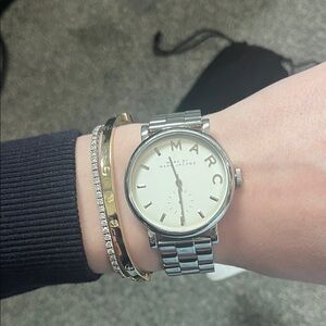 Marc by Marc Jacobs Silver-Tone Stainless Steel Women's Watch